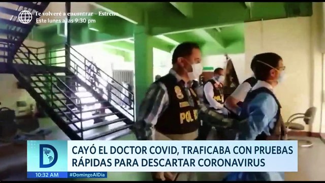 Domingo al Día: Cayó el Doctor Covid traficante de pruebas rápidas de descarte