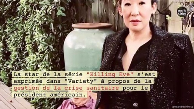 Sandra Oh dénonce le racisme anti-chinois de Donald Trump