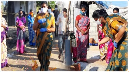 மலர்தூவி வரவேற்பு... சர்ச்சையில் சிக்கிய நடிகை ரோஜா