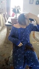 Grateful Buxton 10-year-old braves the shave to thank nurses who ‘saved his life’ 