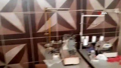 Kaçak maske üretenlere zabıta baskını