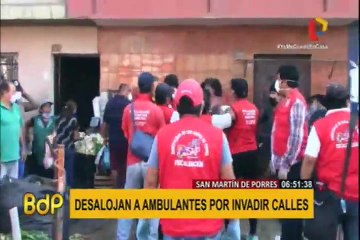 SMP: ambulantes convierten Av. Dueñas en foco infeccioso