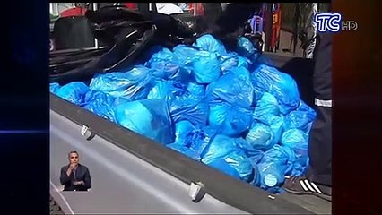 Entregan alimentos en el sur de Quito