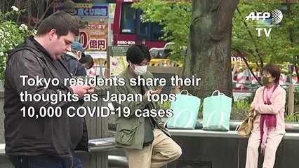 Japanese give views on coronavirus state of emergency