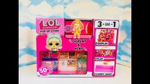 L.O.L SURPRISE Pop-Up Store and EXCLUSIVE DOLL Playset Storage Display Toy Opening-