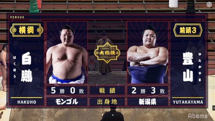 Hakuho vs Yutakayama - Haru 2020, Makuuchi - Day 6