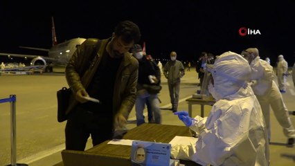 Macaristan'dan Bingöl'e uçakla getirilen 123 kişi yurda yerleştirildi