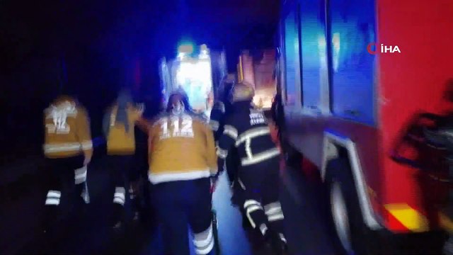 Yolun karşısına geçmek isterken tankerin altında kalan yaya ağır yaralandı