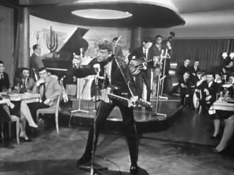 Johnny Hallyday Au Grillon de Genève - sa 1ère télévision en Suisse ( 1961 )