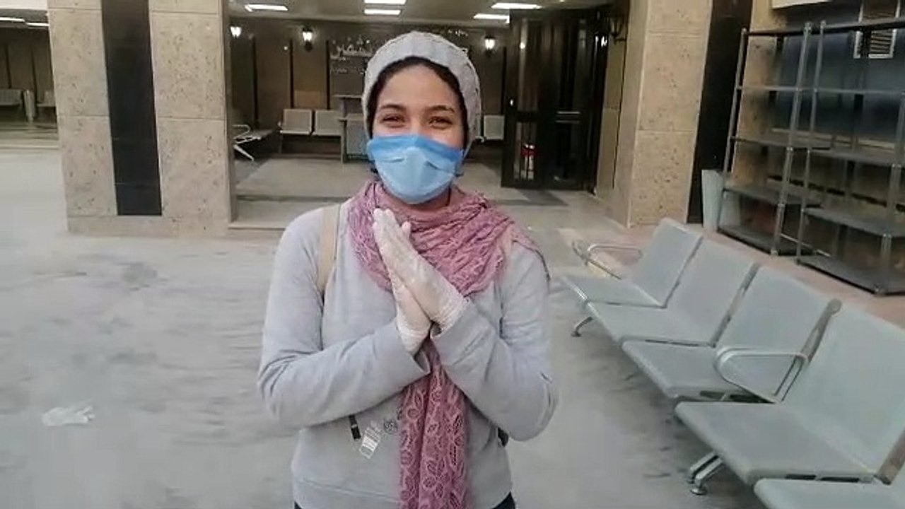 ممرضة متعافية من كورونا بمستشفى قها:  بشكر الطاقم الطبى المتفانى فى عمله