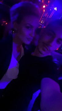 Ο Βασίλης Λαζαρίδης και η Αλεξάνδρα Παναγιώταρου σε νυχτερινή τους έξοδο στο Κολωνάκι