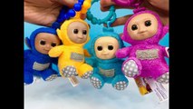 NEW TIDDLYTUBBIES Mini Plush Soft Clip On Baby Teletubbies Toys-