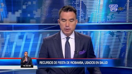 Recursos de fiestas de Riobamba fueron destinados para la salud