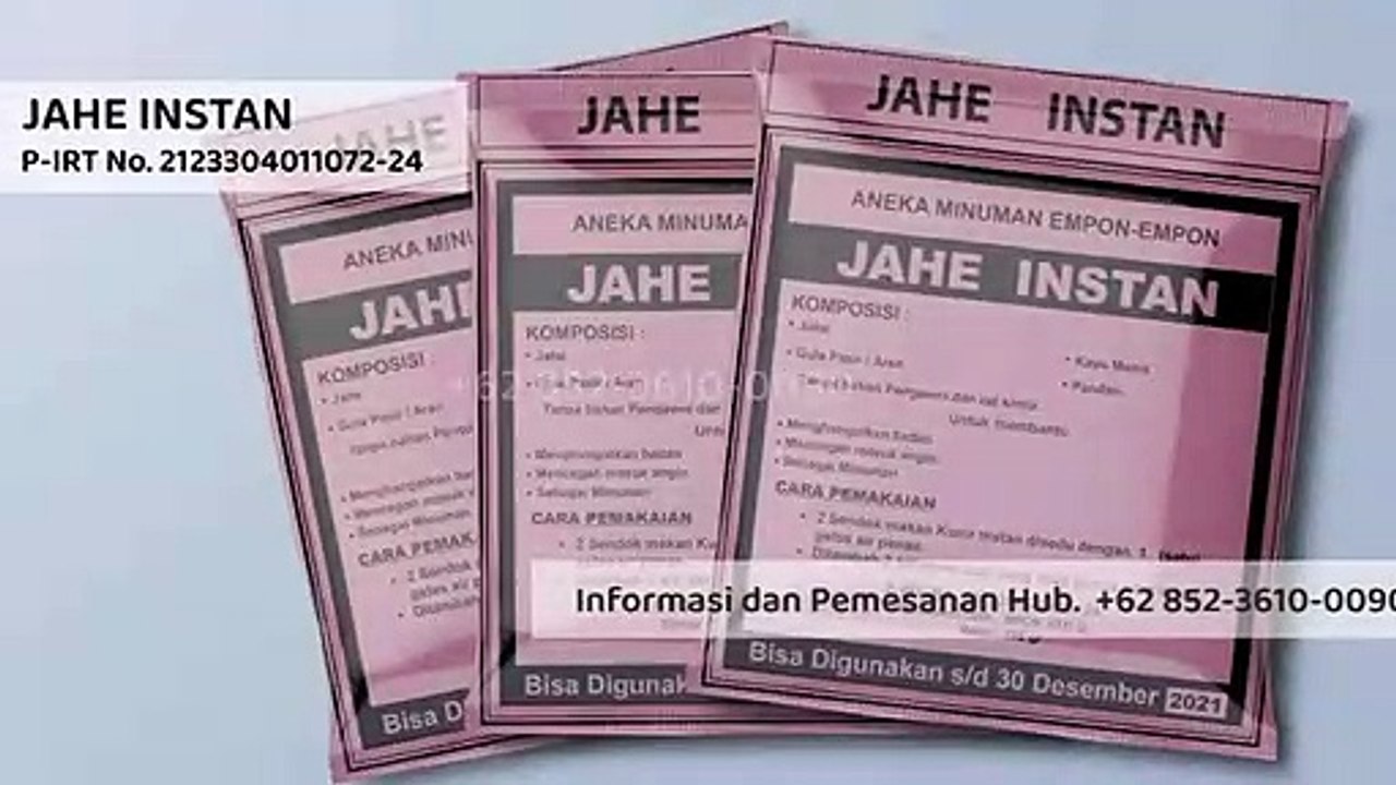 BEST SELLER!!! +62 852-3610-0090 | Jahe Instan Bubuk