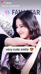 Cute Smile by beautiful girl.