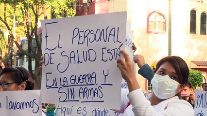 Trabajadores sanitarios denuncian falta de equipo en EEUU, México y Colombia