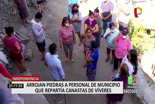 Municipio de Independencia rechazó actos violentos durante entrega de canastas