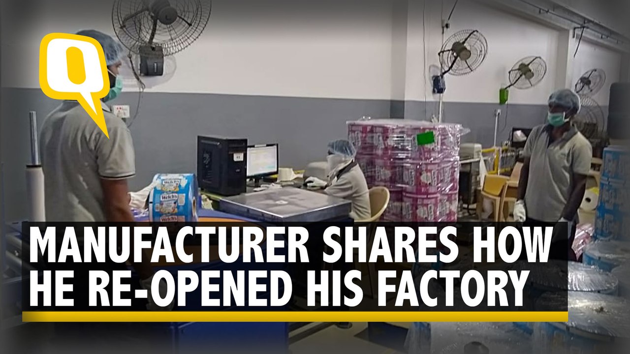 How a Manufacturing Factory Re-opened Amid COVID-19 Lockdown Under Restrictions