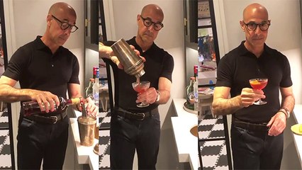 Fans Are Enthralled By Stanley Tucci’s Negroni Making Skills