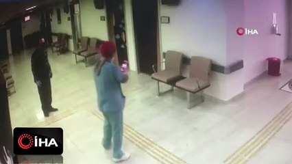 Doktorların  ‘Ben bu hastaya bakmam' kavgası kamerada