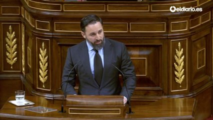 Santiago Abascal responde a la intervención de Sánchez en el Congreso