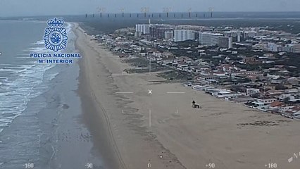 Así patrulla la Policía Nacional las playas de Huelva