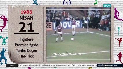 21.04.1986 - 1985-1986 England First Division Matchday 40 West Ham United FC 8-1 Newcastle United (Only Hot-Trick Of Alvin Martin)