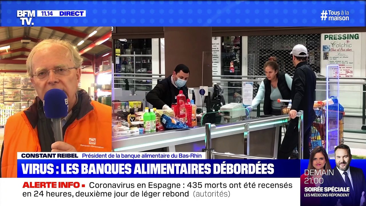Virus : les banques alimentaires débordées - 22/04