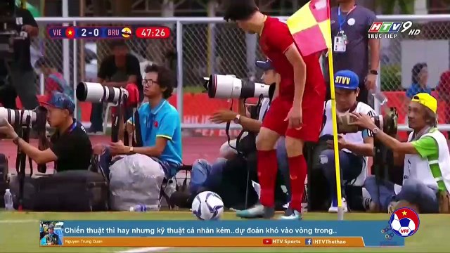 U22 Việt Nam - U22 Brunei | Đức Chinh lập hat-trick, Khởi đầu như mơ tại SEA Games 30 | VFF Channel