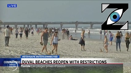 [Zap Télé] Les plages de Floride prises d'assaut ! (22/04/20)