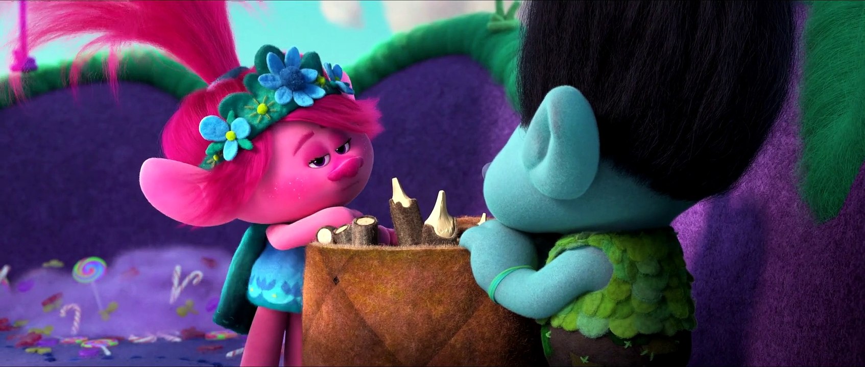 Trolls 2 World Tour Clip „Poppy findet Branchs Waffen' Deutsch German (2020)