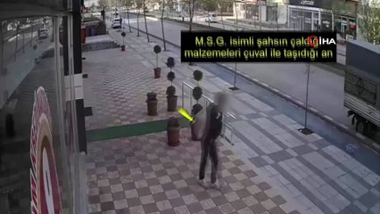 İş yeri hırsızları kamerada