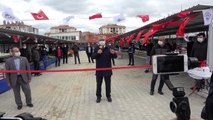 Edirne'de sosyal mesafeli semt pazarı açılışı