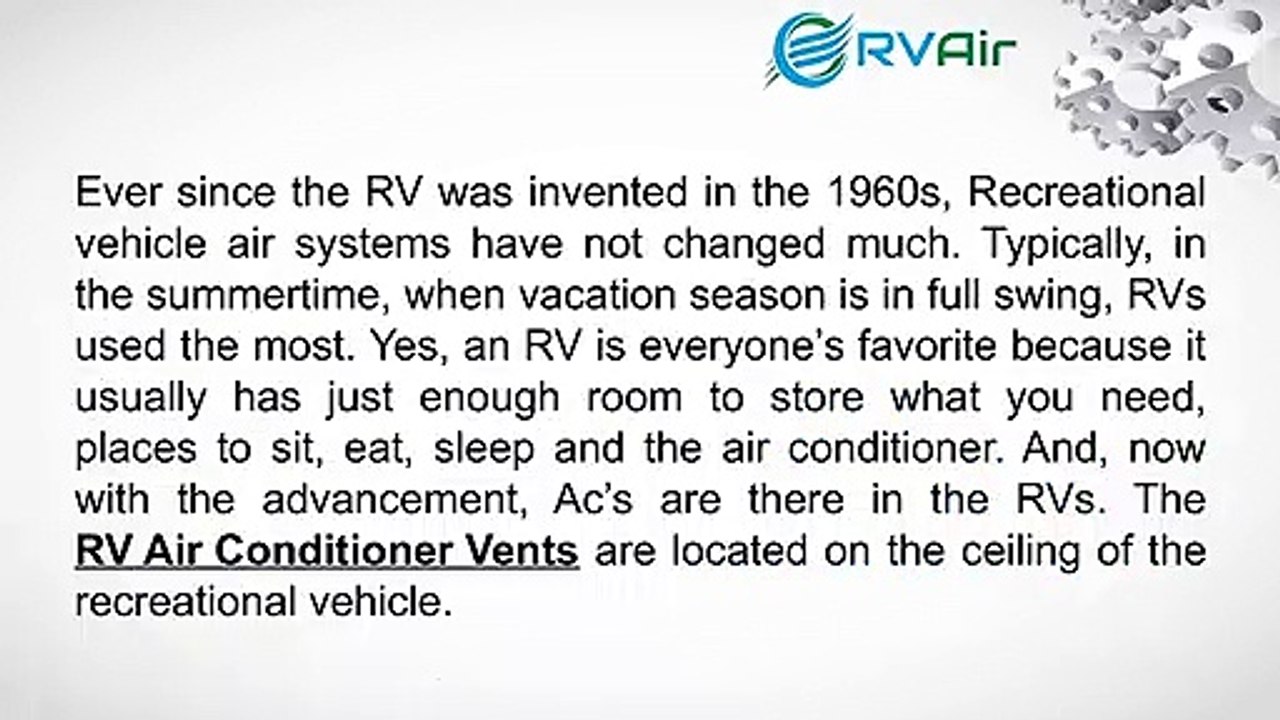 Replace RV AC Vent Regularly for Breath Easy on the Road