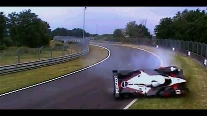 24Hrs Le Mans 2008 Test Day Gene Massive Crash