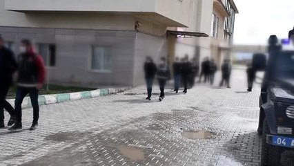Cinayete ilişkin gözaltına alınan 16 kişi adliyeye sevk edildi