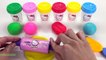 Learn Colors Play Doh Ball with Fruit Popsicles Molds and Surprise Eggs Compilation Videos