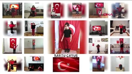 ANKARA Anasınıfı öğrencileri 23 Nisan'ı evde kutladı