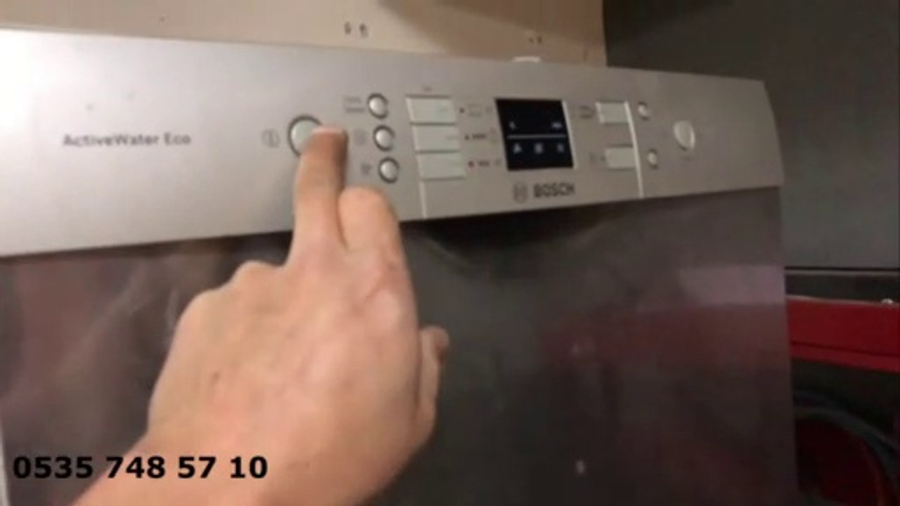 Bosch Bulaşık Makinesi Isıtma Problem / Bosch Dishwasher Heating Problem