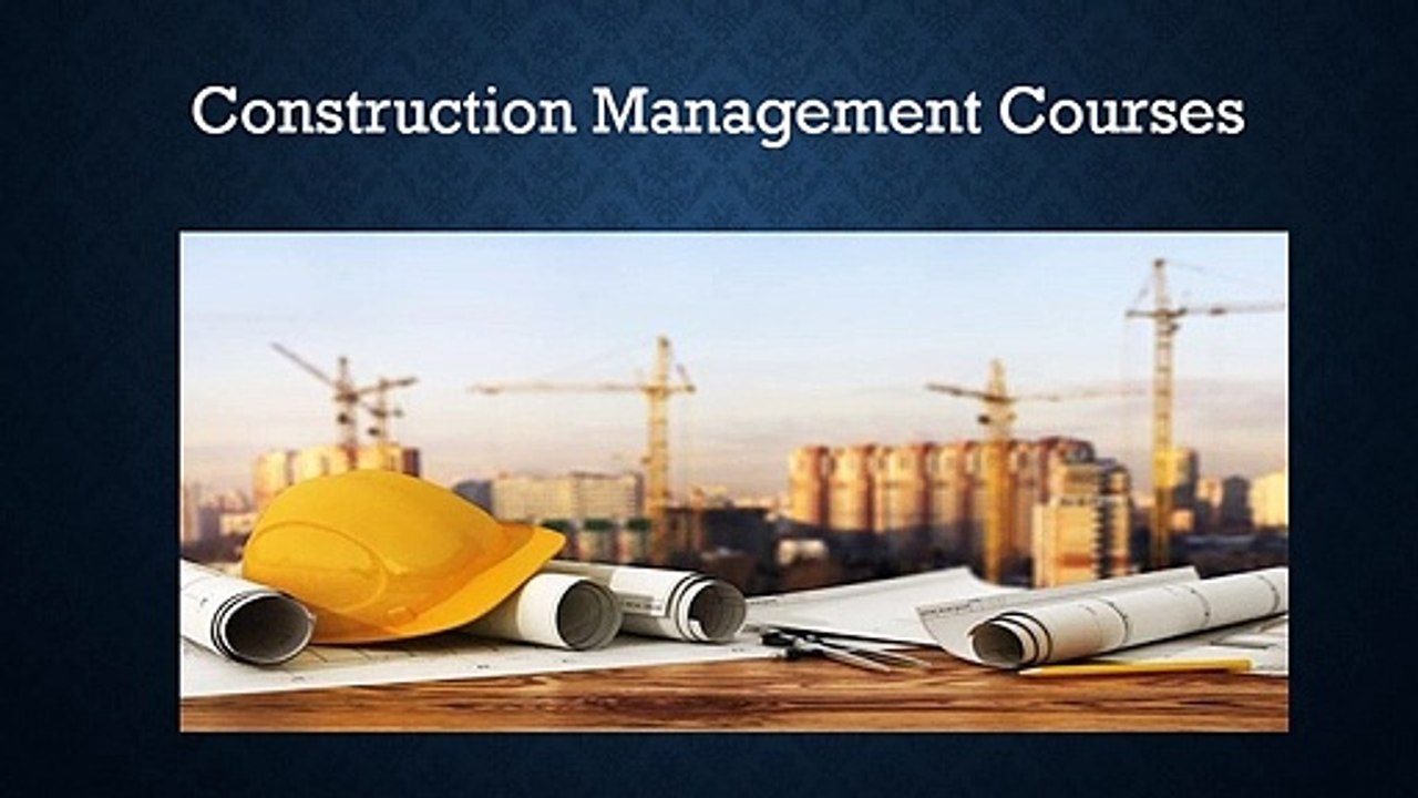 construction management courses