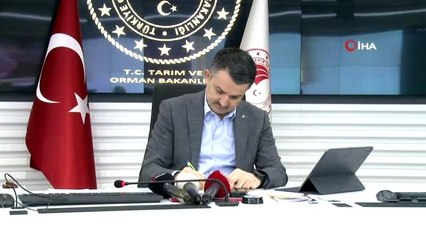 Bakan Pakdemirli: "Ürününüz tarlada serada, etiniz sütünüz ise elinizde kalmayacak.