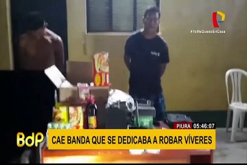 Piura: captan a tres ladrones asaltando una miniván en menos de un minuto