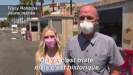 Coronavirus: en Californie, les mariages reprennent… derrière une vitre
