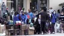 Греция: паника из-за коронавируса в центре по приему мигрантов