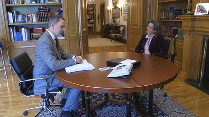 El Rey se reúne con Teresa Ribera