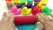 Learn Colors with Play Doh Ducks with Talking Tom Ice Cream PJ Masks cookie cutter and Surprise Toys
