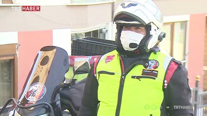 TRT Haber, moto kuryenin bir gününü görüntüledi