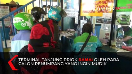 Duh! H-2 Larangan Mudik, Warga Curi Start di Terminal TJ Priok
