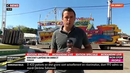 Download Video: Annulation de la Foire du Trône: Le forain Vincent Lapère témoigne dans « Morandini Live » sur CNews et Non Stop People - VIDEO