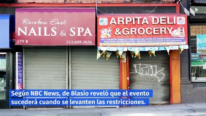 El alcalde de Nueva York dice que la ciudad lanzará un desfile para los trabajadores de la salud
